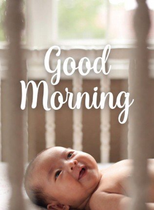 Cute Baby Good Morning Image1
