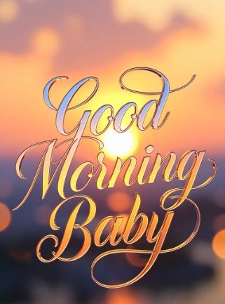 Good Morning Baby with Text4