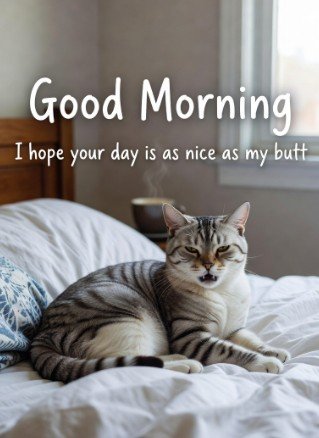 Good Morning Cat Memes1