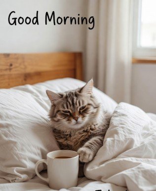Good Morning Cat Memes2