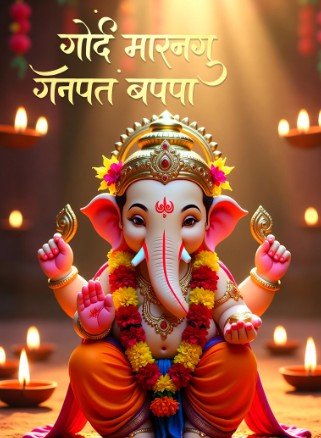 Good Morning Ganpati Bappa Status2