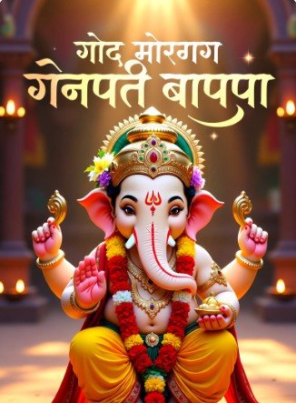 Good Morning Ganpati Bappa Status3