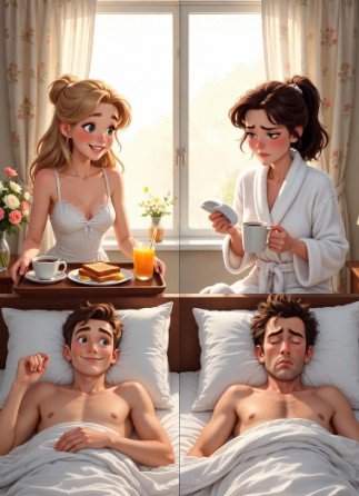 Good Morning for New Couples vs. Married Couples