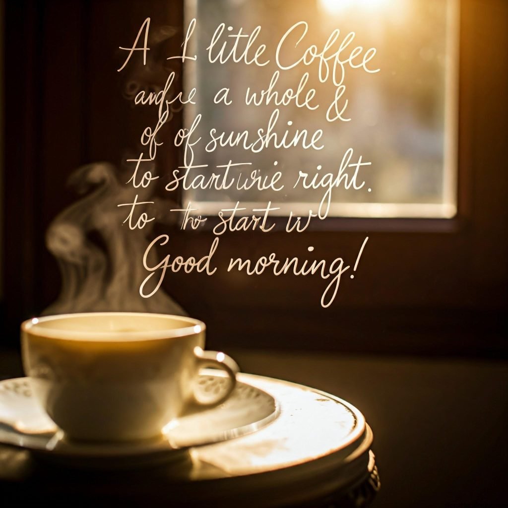 Good Morning With Coffee Quotes