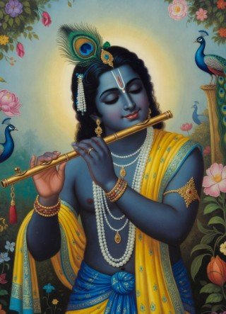 Krishna Flute Good Morning Images3