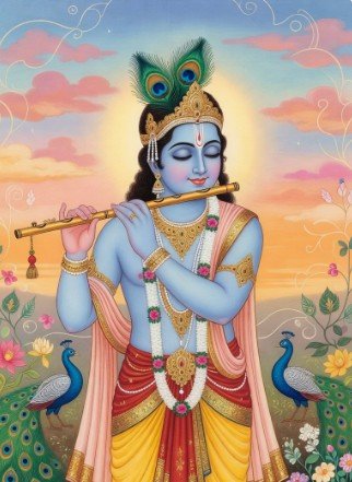 Krishna Flute Good Morning Images4