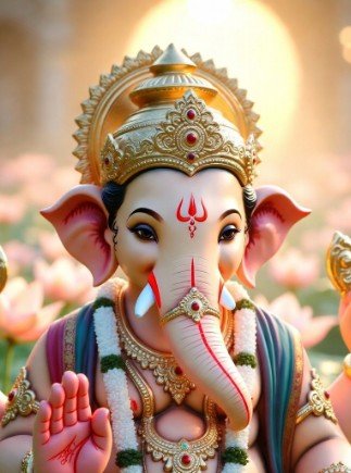 Lord Ganesha Blessings Good Morning2