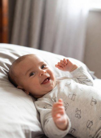 Morning Greetings with Baby Smiles1