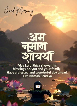 Om Namah Shivaya Good Morning Quotes and Pictures4