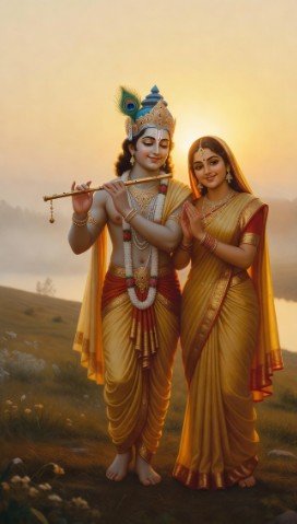 Radhe Krishna Morning Blessings1