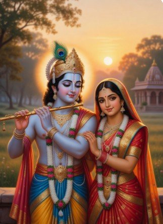 Radhe Krishna Morning Blessings2