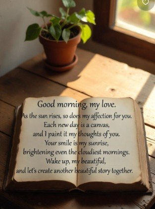 Romantic Good Morning Quotes and Poems4