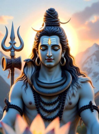Shiva-Themed Good Morning Images for Whatsapp Status1