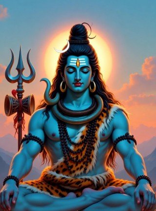Shiva-Themed Good Morning Images for Whatsapp Status4