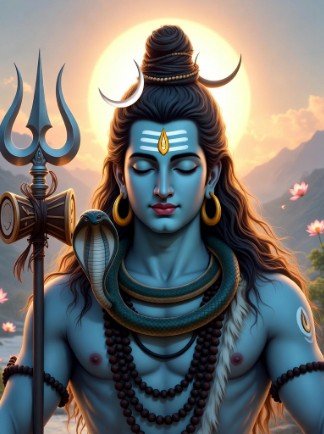 Shiva-Themed Good Morning Images for Whatsapp Status5