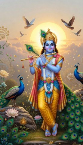 Shri Krishna Good Morning Wallpapers1