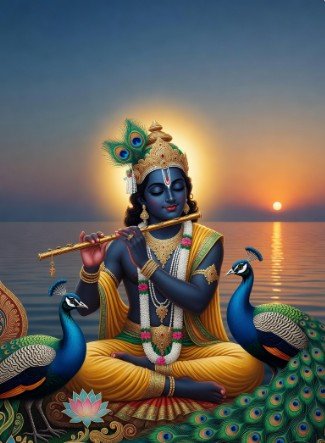 Shri Krishna Good Morning Wallpapers2