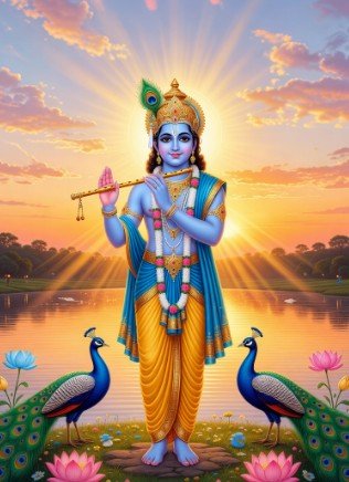 Shri Krishna Good Morning Wallpapers3