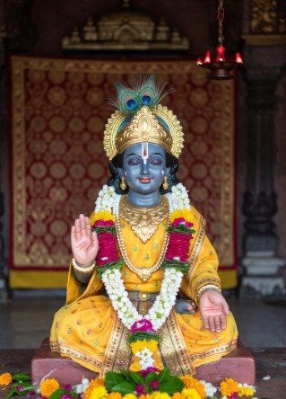 Shri Krishna Good Morning Wishes in Hindi4