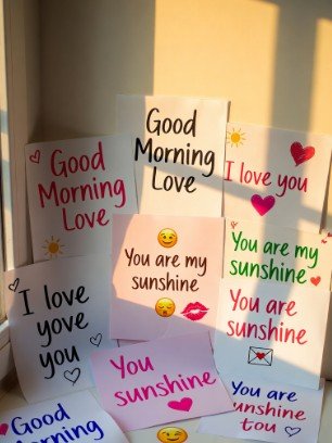 ood Morning Love Messages with Emojis3