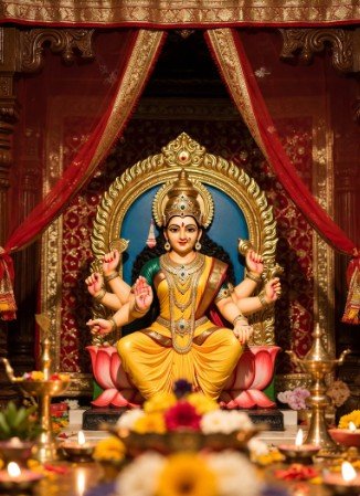 Good Morning Wishes Laxmi Mata Photos2