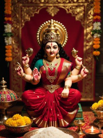 Good Morning Wishes Laxmi Mata Photos3