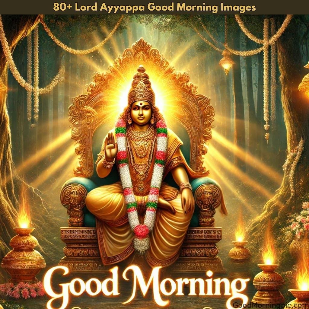 80+ Lord Ayyappa Good Morning Images