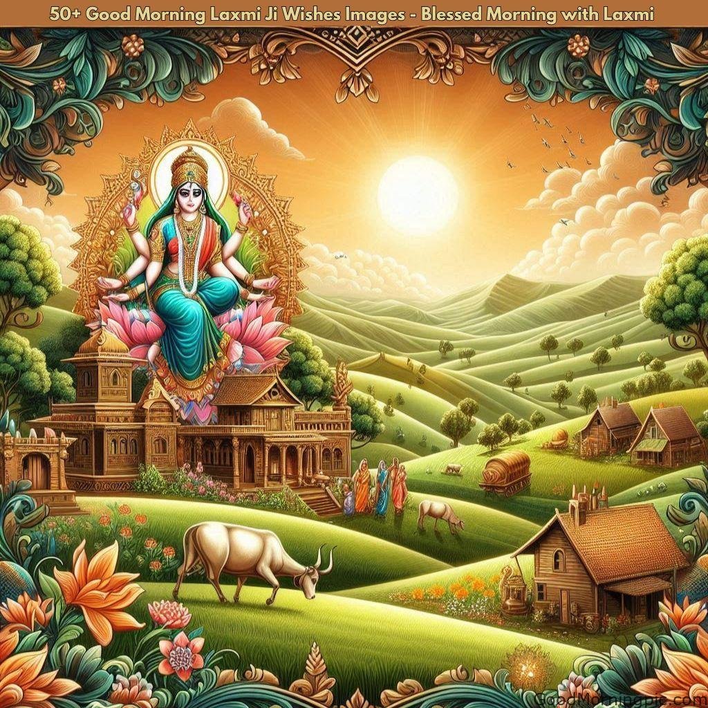 50+ Good Morning Laxmi Ji Wishes Images - Blessed Morning with Laxmi