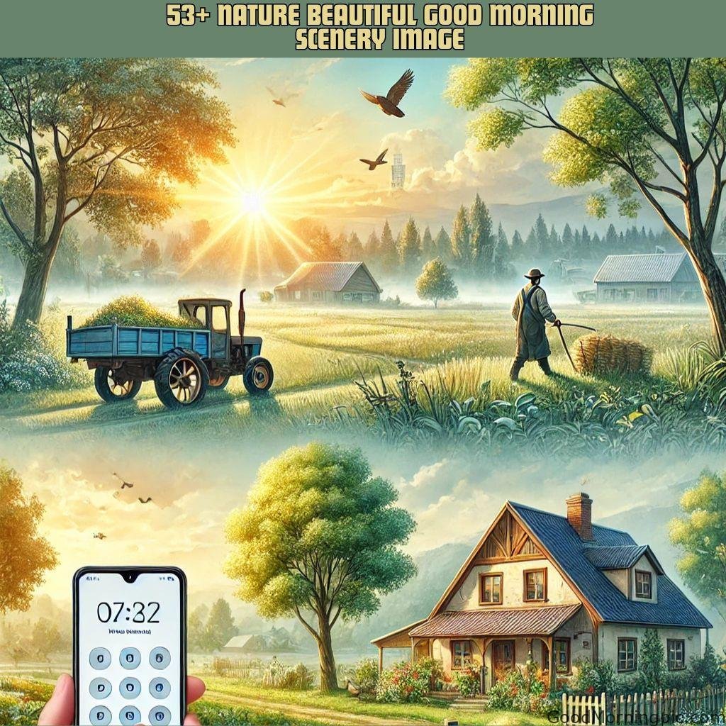 nature beautiful good morning scenery