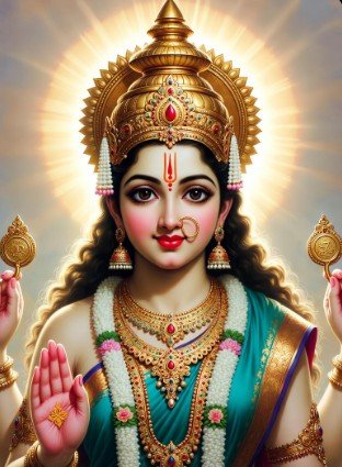 Laxmi Ji Blessings Good Morning Images