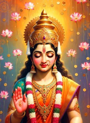 Laxmi Mata Morning Wishes Pictures