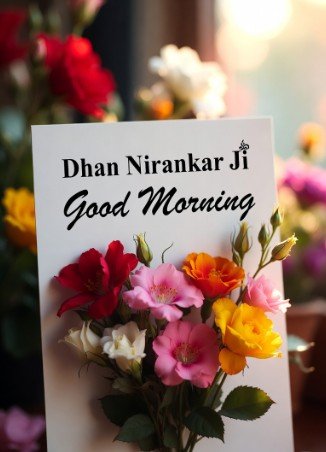 Dhan Nirankar Ji Good Morning Flowers Pic4