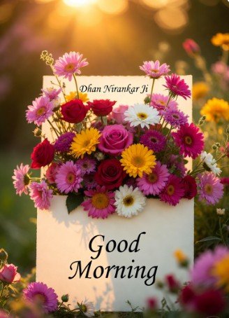 Dhan Nirankar Ji Good Morning Flowers Pic5