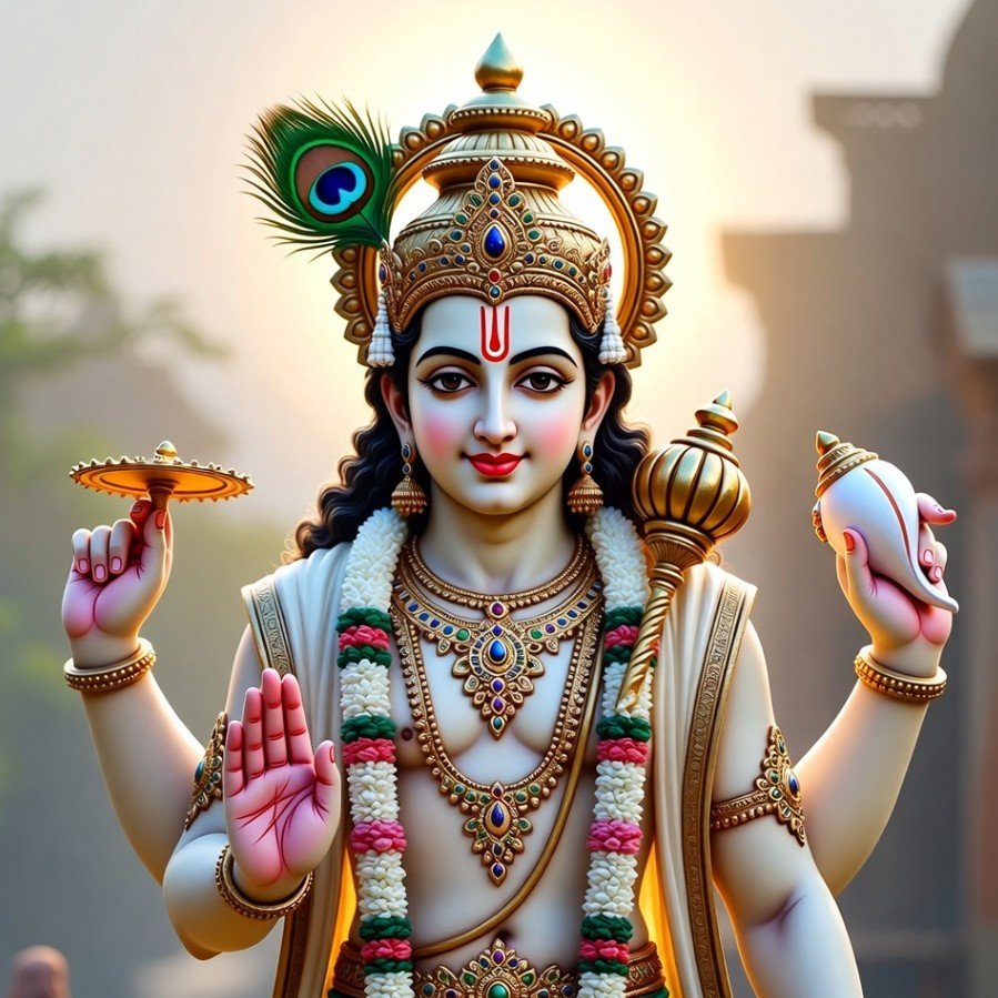Good Morning Lord Vishnu image