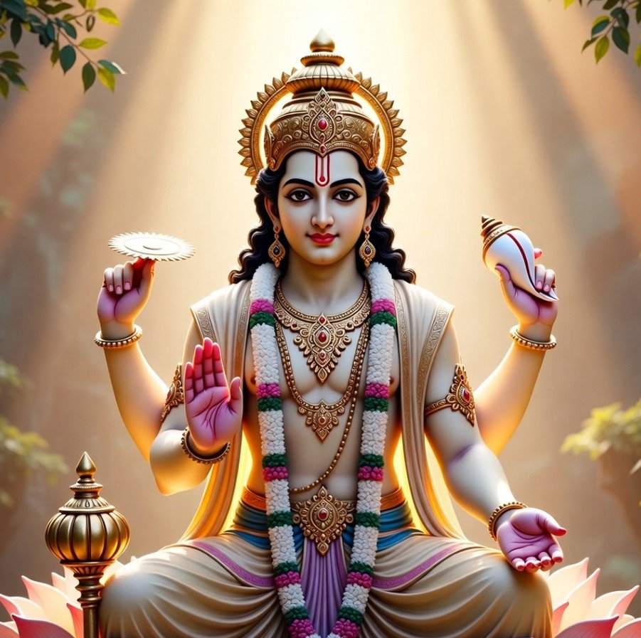 Good Morning Lord Vishnu image