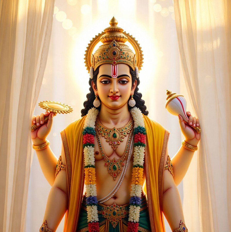 Good Morning Lord Vishnu image
