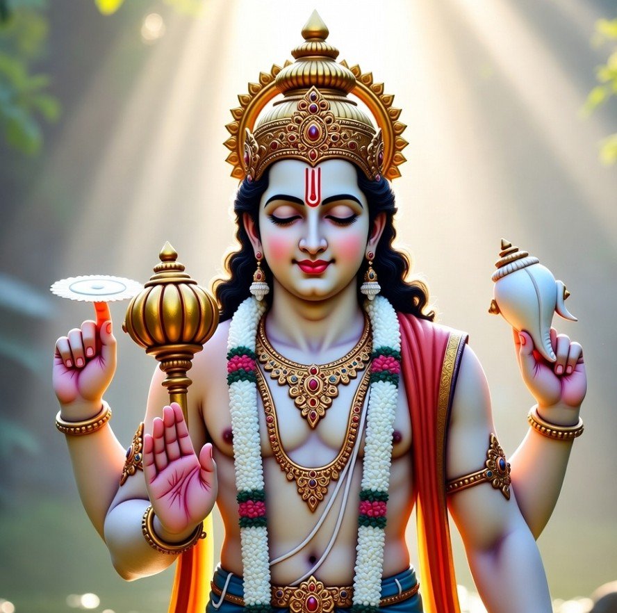Good Morning Lord Vishnu image