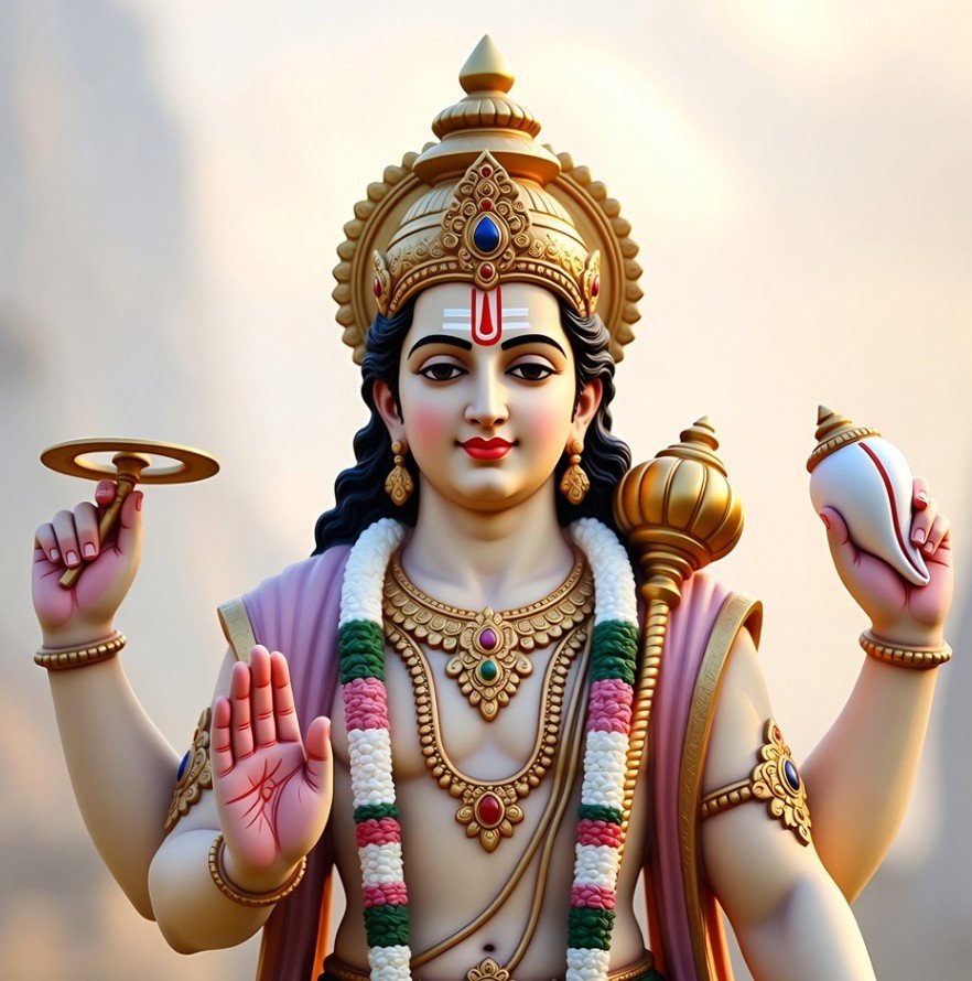 Good Morning Lord Vishnu image