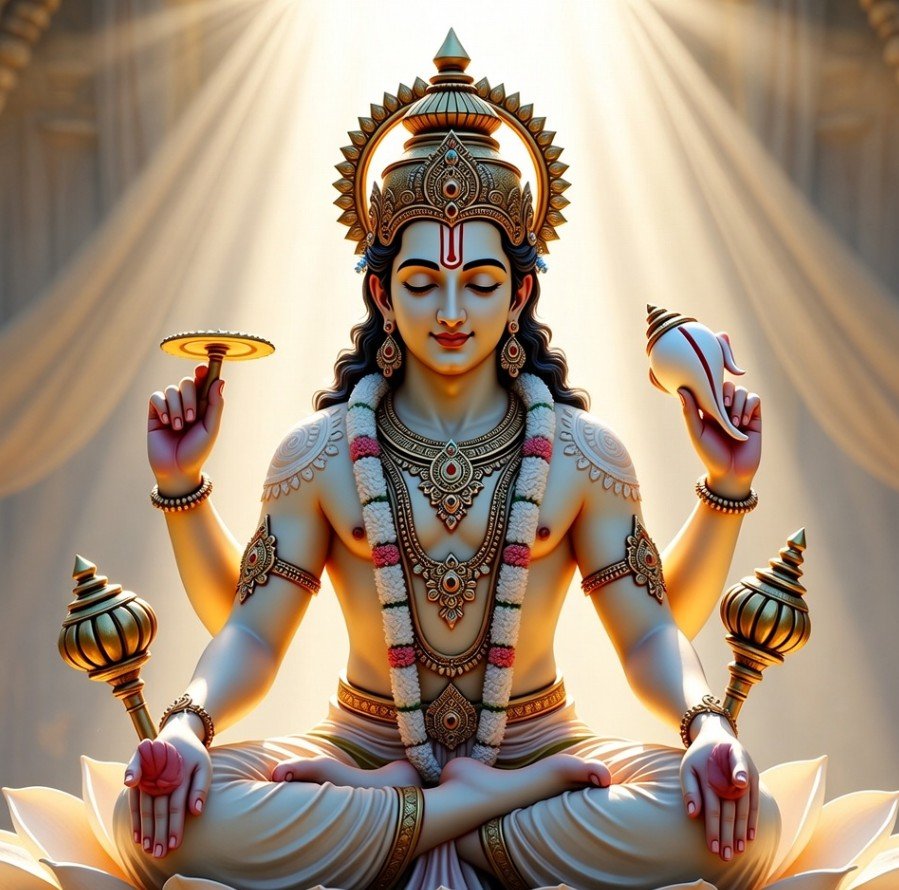 Good Morning Lord Vishnu image