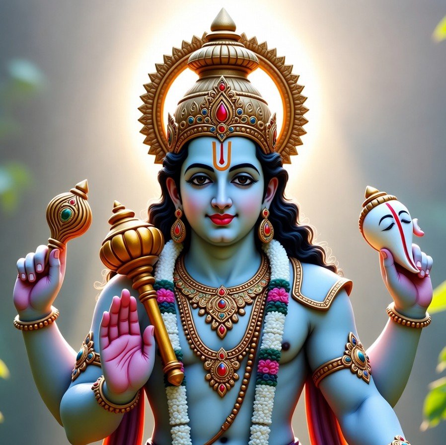 Good Morning Lord Vishnu image