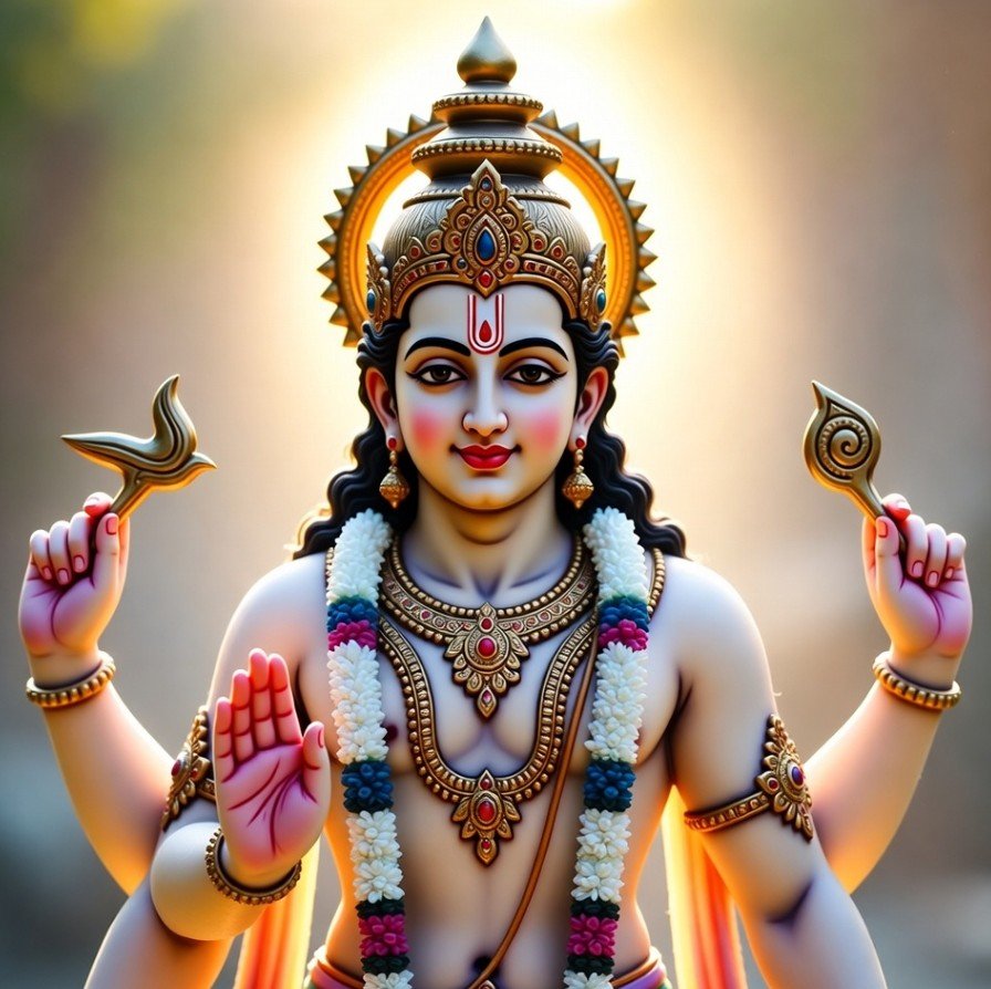 Good Morning Lord Vishnu image