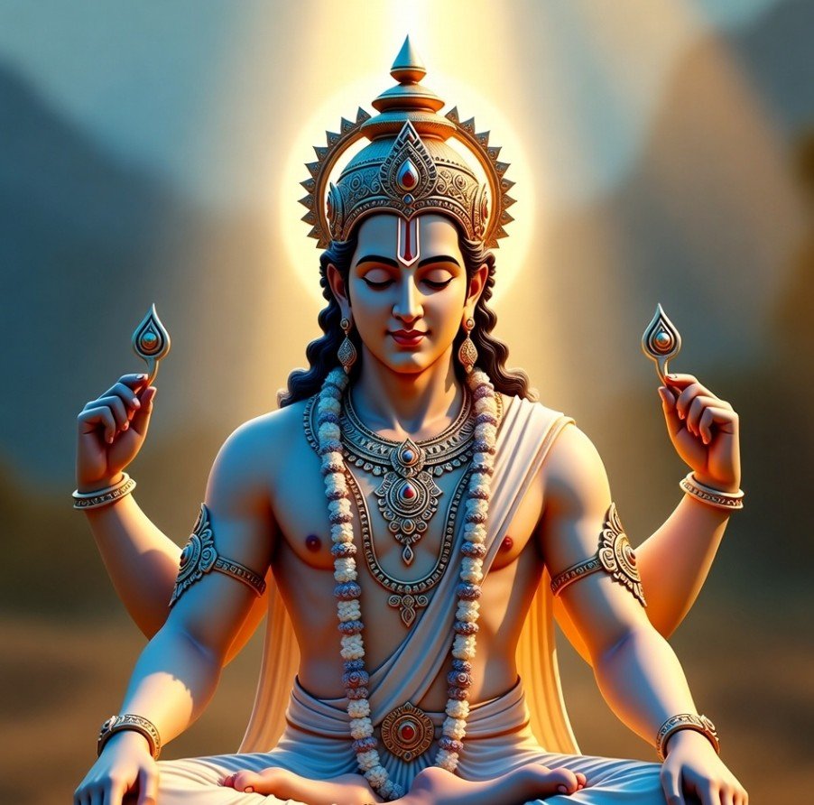 Good Morning Lord Vishnu image