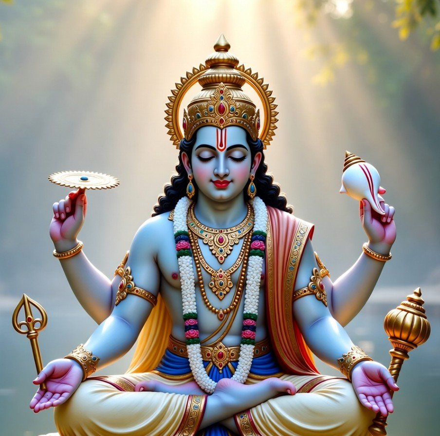 Good Morning Lord Vishnu image