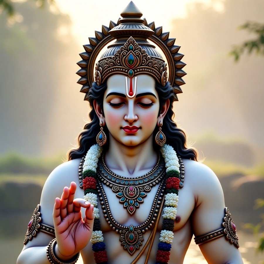 Good Morning Lord Vishnu image