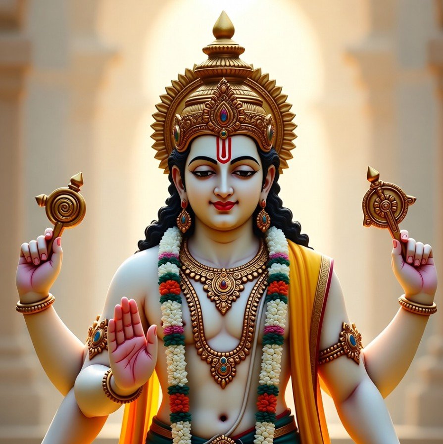 Good Morning Lord Vishnu image