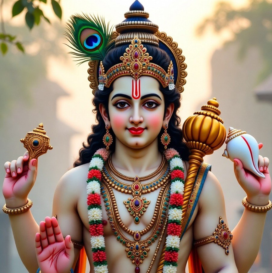 Good Morning Lord Vishnu image