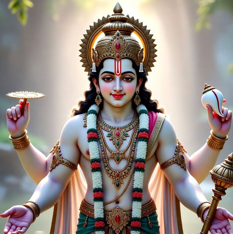 Good Morning Lord Vishnu image