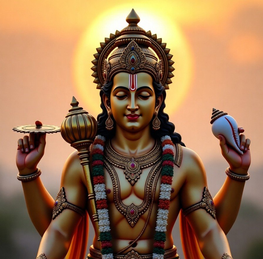 Good Morning Lord Vishnu image