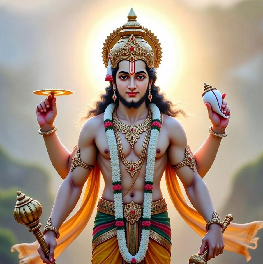 Good Morning Lord Vishnu image