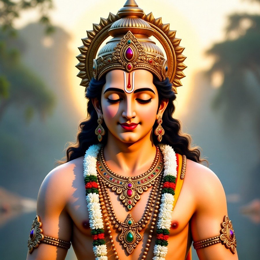 Good Morning Lord Vishnu image